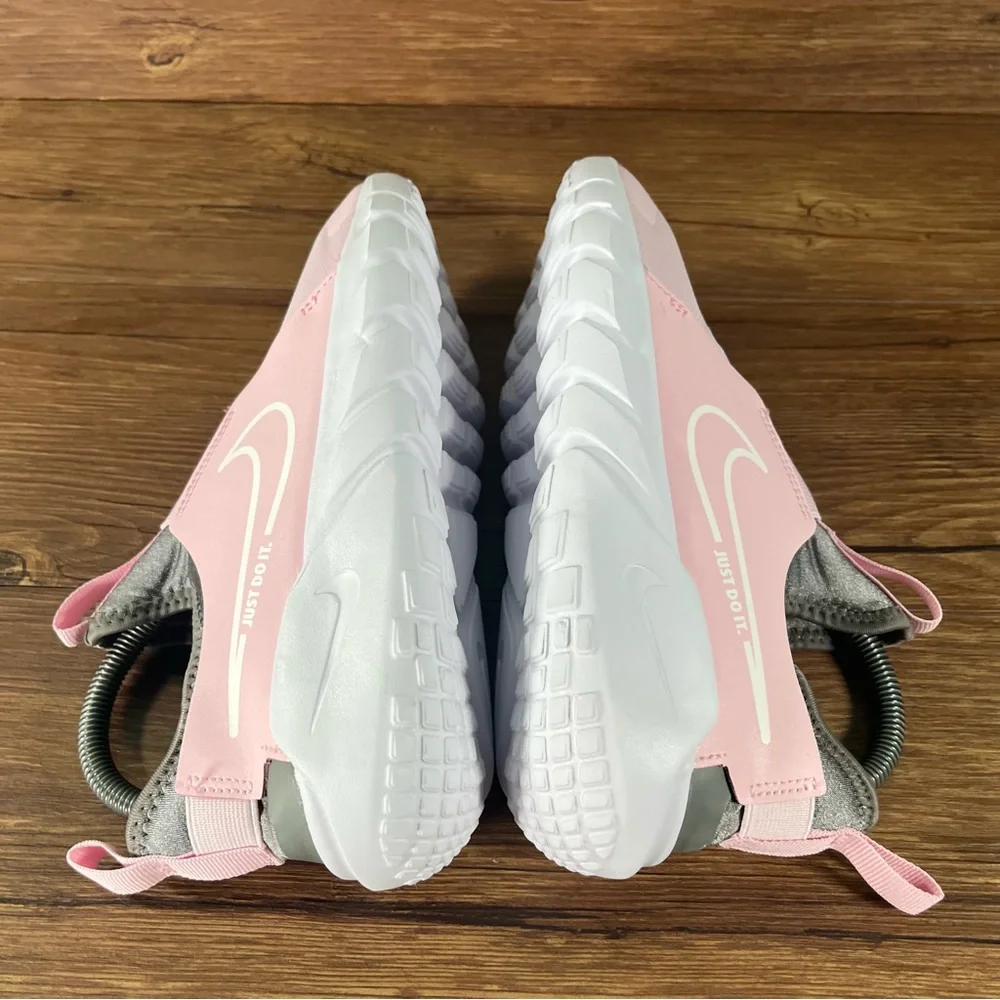 NIKE FLEX RUNNER 2 Pink Slip-On Athletic Sneakers Size 5.5Y Shoes‎